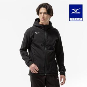 ミズノ公式  ストレッチ/防風 テックシールドジャケット ブラック メンズ