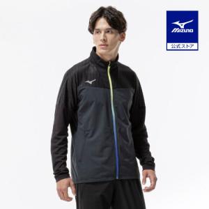 ミズノ公式 ストレッチムーブクロスジャケット ブラック×ブラック ユニ