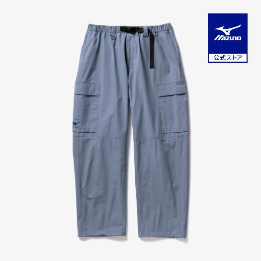 ミズノ公式 ルーズフィットストレッチロングパンツ ワイルドウインドブルー ユニセックス トレーニング...