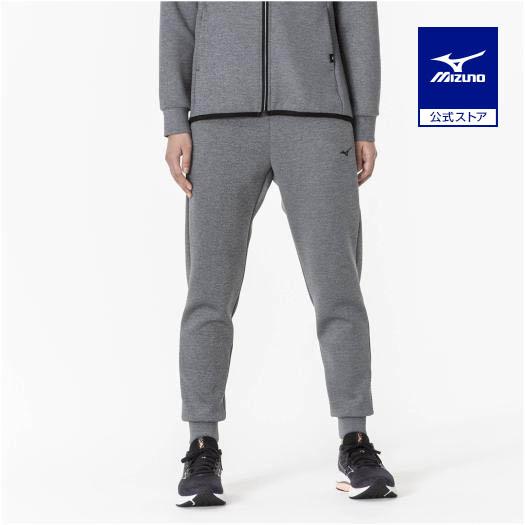 ミズノ公式 ストレッチスウェットパンツ レディース グレー杢 クリアランス