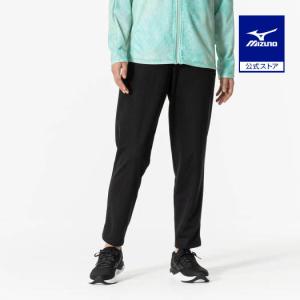 ミズノ公式  汗処理／通気 ドライエアロフローアンクル丈パンツ レディース ブラック｜mizuno-shop