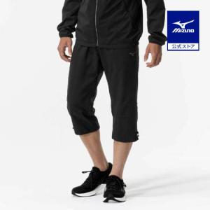 ミズノ公式 ストレッチクロス7分丈パンツ ブラック ユニセックス クリアランス