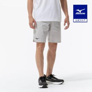 ミズノ公式 ストレッチウーブンハーフパンツ ドーングレー メンズ トレーニングウェア