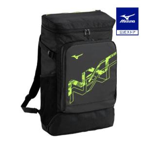 ミズノ公式 N-XTバックパック 40L ブラック×ライム
