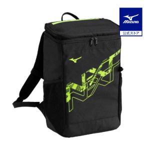 ミズノ公式 N-XTバックパック 20L ブラック×ライム