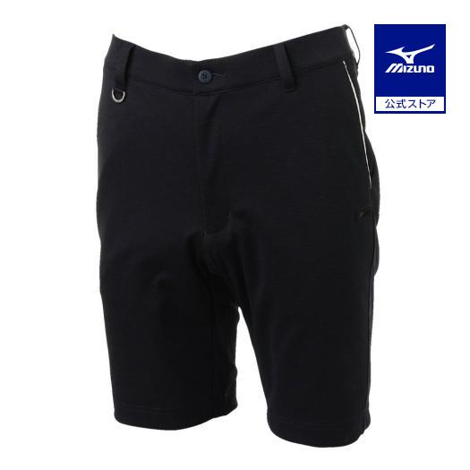 ミズノ公式 ゴルフウェア MIZUNOジャカードショートパンツ ネイビー メンズ