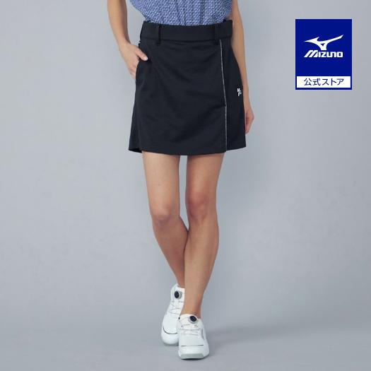 ミズノ公式 ゴルフウェア MGFコレクション モノグラムジャガードラップショートパンツ ネイビー レ...