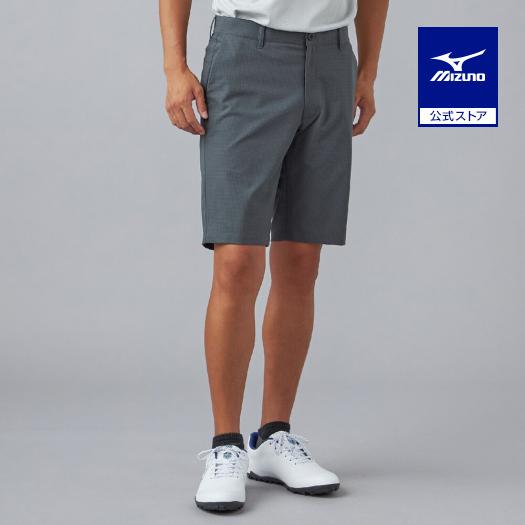ミズノ公式 ゴルフウェア ネクスライトストレッチムーブハーフパンツ リモブラック メンズ