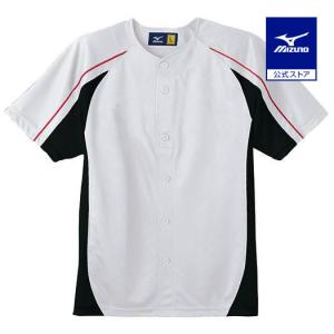 Mizuno シャツセット ホワイト ネイビー レッド MIZUNO（ミズノ） ミズノ公式 イージーシャツ ネイビー×レッド