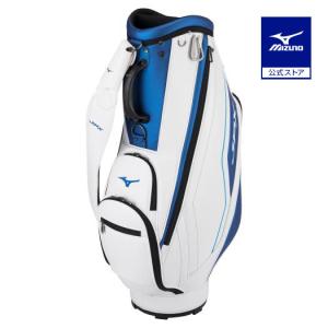 ミズノ公式 JPX Limited キャディバッグ ホワイト×ブルー｜mizuno-shop