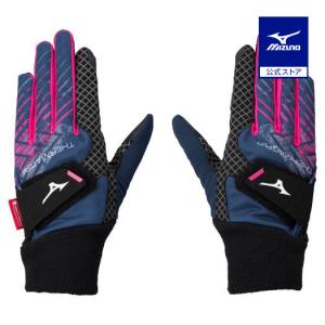 ミズノ 発熱素材手袋 ゴルフ レディース