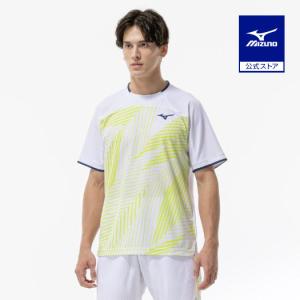 ソフトテニス バドミントン ゲームシャツ ミズノ 公式 テニス ラケットスポーツ ドライエアロフロー 汗処理 通気 ゲームウェア メンズ レディース ホワイト｜ミズノ公式オンライン Yahoo!店