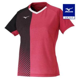 卓球 ゲームシャツ ミズノ 公式 2020年卓球女子日本代表モデル レディース MIZUNO シャツ 日本卓球協会公認商品 ピンク クリアランス