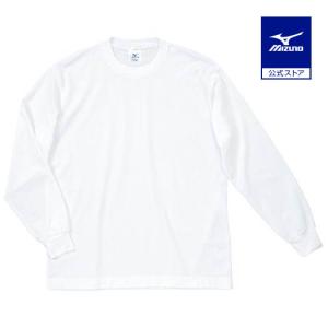 ミズノ公式 Tシャツ ホワイト／ロングスリーブ／マーク無 ホワイト｜mizuno-shop