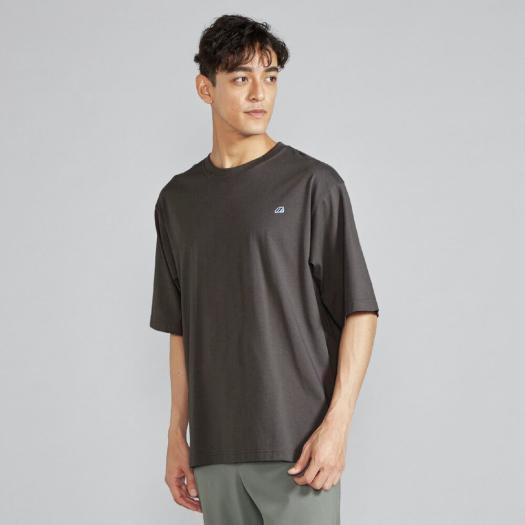 ミズノ公式  ミズノ直営店限定 モノグラムM5分袖Tシャツ アッシュグレー ユニセックス