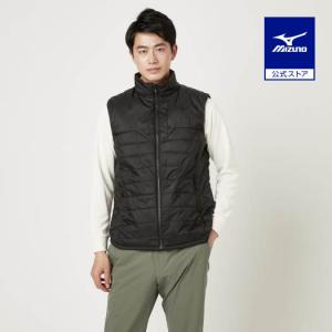 ミズノ公式  発熱素材 ブレスサーモサーモブリッドベスト メンズ ブラック