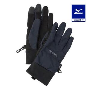 ミズノ WINDSTOPPER グラブ ブラック