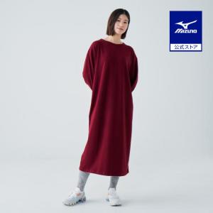 ミズノ公式 モイストタッチワンピース レディース ワインレッド｜mizuno-shop