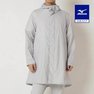 ミズノ公式 コンパクトウォーターリパレントコート メンズ ベイパーグレー 梅雨 雨対策 レイングッズ｜mizuno-shop
