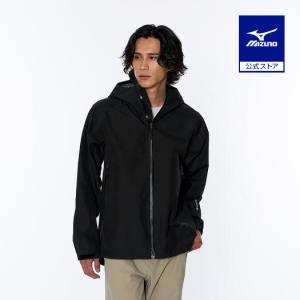 ミズノ公式 GORE-TEX 3レイヤーフィールドシェルジャケット ゴアテックス/防水 メンズ ブラック 梅雨 雨対策 レイングッズ クリアランス