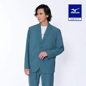 ミズノ公式 エアリーベントテーラードジャケット メンズ ティールブルー｜mizuno-shop