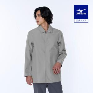 ミズノ公式 GORE-TEX 3Lステンカラーハーフコート ゴアテックス／防水 メンズ スプレイベージュ｜mizuno-shop