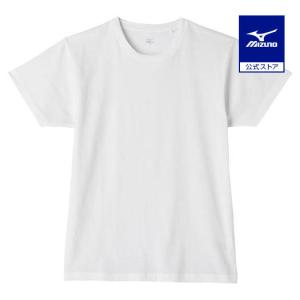 ミズノ公式 クルーネック半袖シャツ メンズ ホワイト