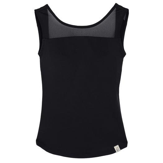 ミズノ公式 Ameri/接触冷感 シアードッキングスリーブレストップス カップ付き ブラック レディ...