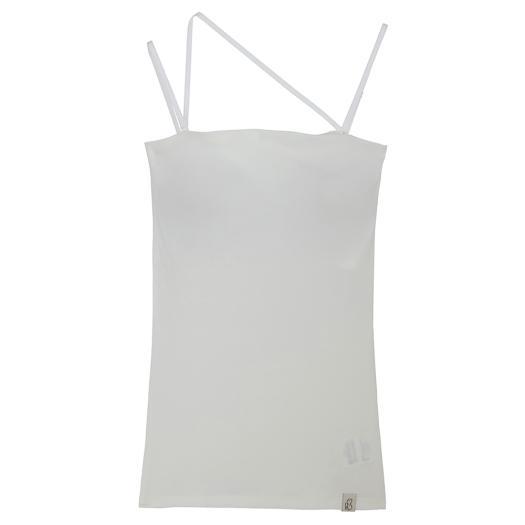 ミズノ公式 Ameri/接触冷感 2WAYチューブトップス カップ付き ホワイト レディース