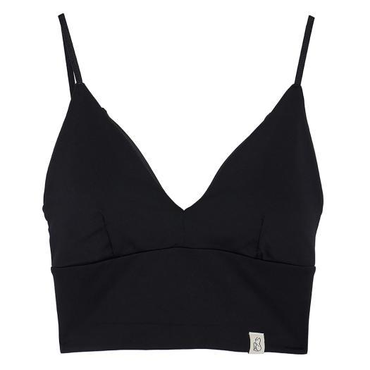 ミズノ公式 Ameri/接触冷感 クロップドキャミソールトップス カップ付き ブラック レディース