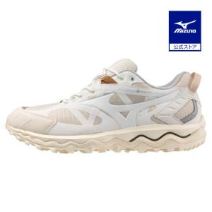 ミズノ公式 WAVE MUJIN TL GTX ユニセックス ベージュ×ホワイト スニーカー レディース メンズ｜mizuno-shop