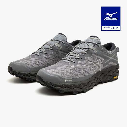 ミズノ公式 WAVE MUJIN LS GTX ゴアテックス/防水  ライトグレー×グレー×ダークグ...