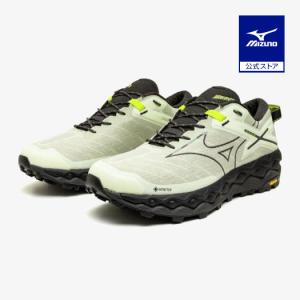 ミズノ公式 WAVE MUJIN LS GTX ゴアテックス 防水 レモンイエローxグレーxライムイエロー ユニセックス