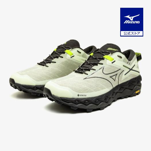 ミズノ公式 WAVE MUJIN LS GTX ゴアテックス 防水 レモンイエローxグレーxライムイ...