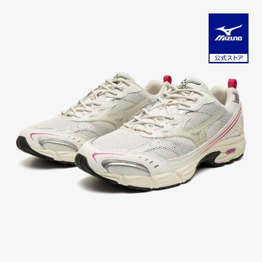 ミズノ公式 MXR ベージュxオフホワイトxピンク ユニセックス