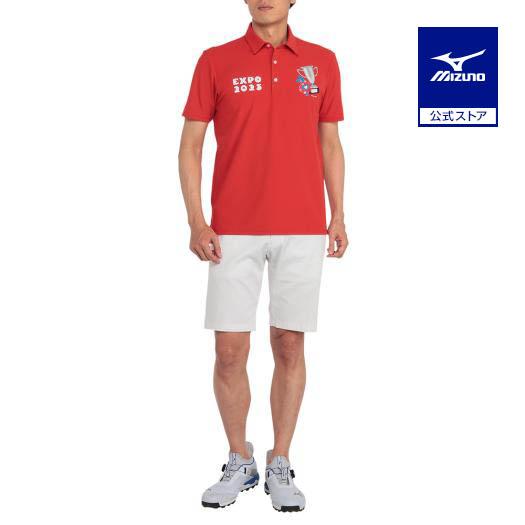 ミズノ公式 ゴルフウェア 大阪・関西万博 EXPO2025ミャクミャクエンジョイ半袖シャツ ユニセッ...