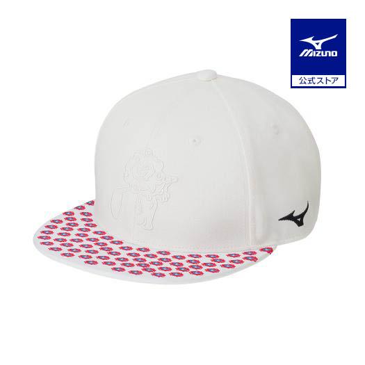 ミズノ公式 大阪・関西万博 EXPO2025ミャクミャクフラットブリムキャップ ユニセックス ホワイ...
