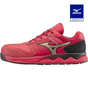 ミズノ公式 オールマイティHW11L ワーキング ユニセックス レッド×ゴールド 父の日｜mizuno-shop