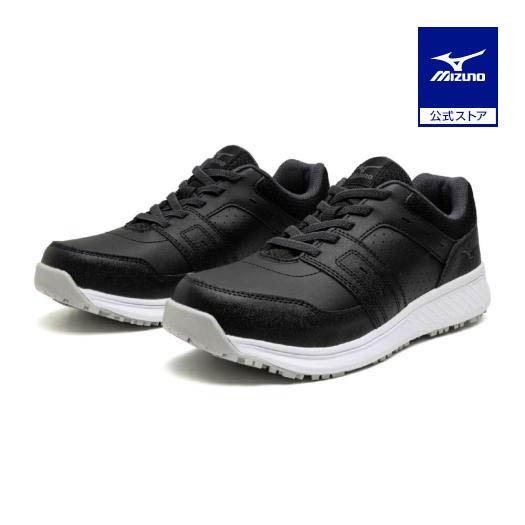 ミズノ公式 フリーロードEU 31L ゴム紐 ローカット ワーキング ユニセックス ブラック×グレー...