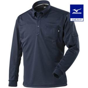MIZUNO（ミズノ） ミズノ公式 ワークボタンダウンポロシャツ 半袖 ユニ