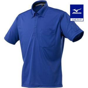 MIZUNO（ミズノ） ミズノ公式 ワークボタンダウンポロシャツ 半袖 ユニ