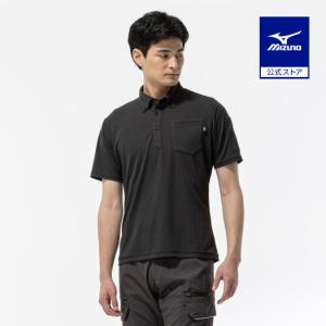 MIZUNO（ミズノ） ミズノ公式 ワークボタンダウンポロシャツ 半袖 ユニ
