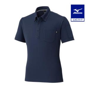 MIZUNO（ミズノ） ミズノ公式 ワークボタンダウンポロシャツ半袖