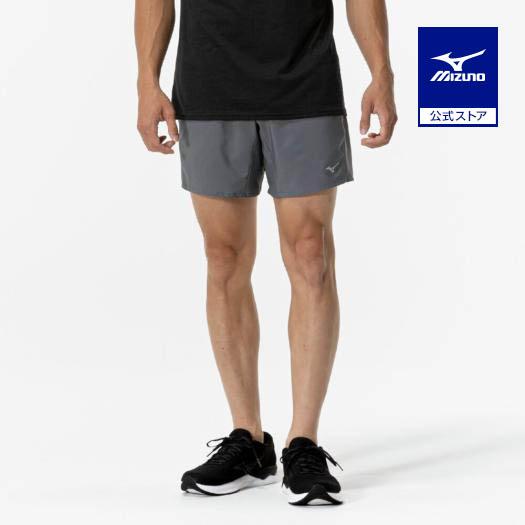 ミズノ公式 ランニング マルチポケットパンツ プラス 7インチ グレー メンズ