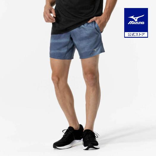 ミズノ公式 ランニング マルチポケットパンツ プラス グラフィック 7インチ シタデル ユニセックス