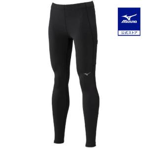 ミズノ公式 ランニングロングタイツ ブラック レディース