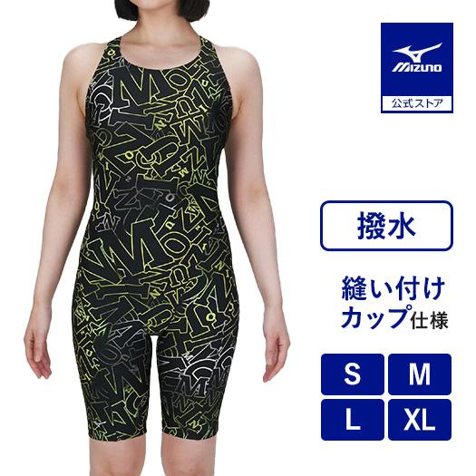 ミズノ公式 Stroke ONE/撥水 アクアフィットネス用オールインワン ブラック レディース