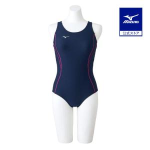 MIZUNO（ミズノ） ミズノ公式 ワンピース レディース ネイビー×ピンク