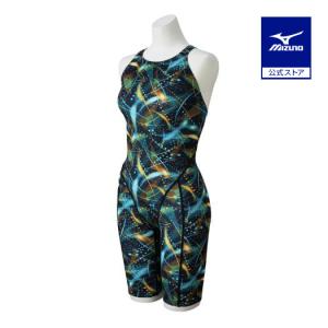 Mizuno 競泳水着 ターコイズ/ブラック Mサイズ MIZUNO（ミズノ） ミズノ公式 ST Graphic 競泳用ローカット ブラック