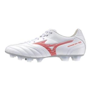 ミズノ公式 モナルシーダNEO III SW サッカー／フットボール ユニセックス ホワイト×レッド｜mizuno-shop